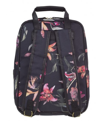Plecak miejski CoolPack CP CUBIC LILIES wzór vintage, plecak jak torebka, kwiecisty wzór, plecak w kwiaty