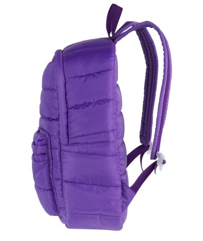 Plecak miejski CoolPack CP RUBY VIOLET pikowany fioletowy A111 + GRATIS zawieszka puszek pompon, plecak kurtka dla dziewczyn