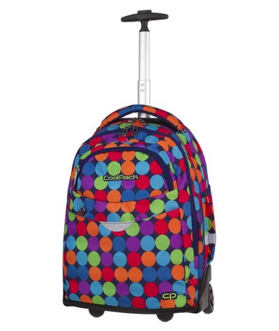 Plecak na kółkach CoolPack CP RAPID BUBBLE SHOOTER kolorowe kulki A492 plecak dla uczniów