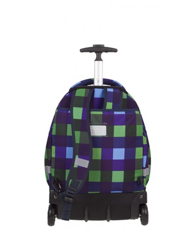 Plecak na kółkach CoolPack CP RAPID CRISS CROSS w kratkę A516 + GRATIS, plecak dla chłopaka