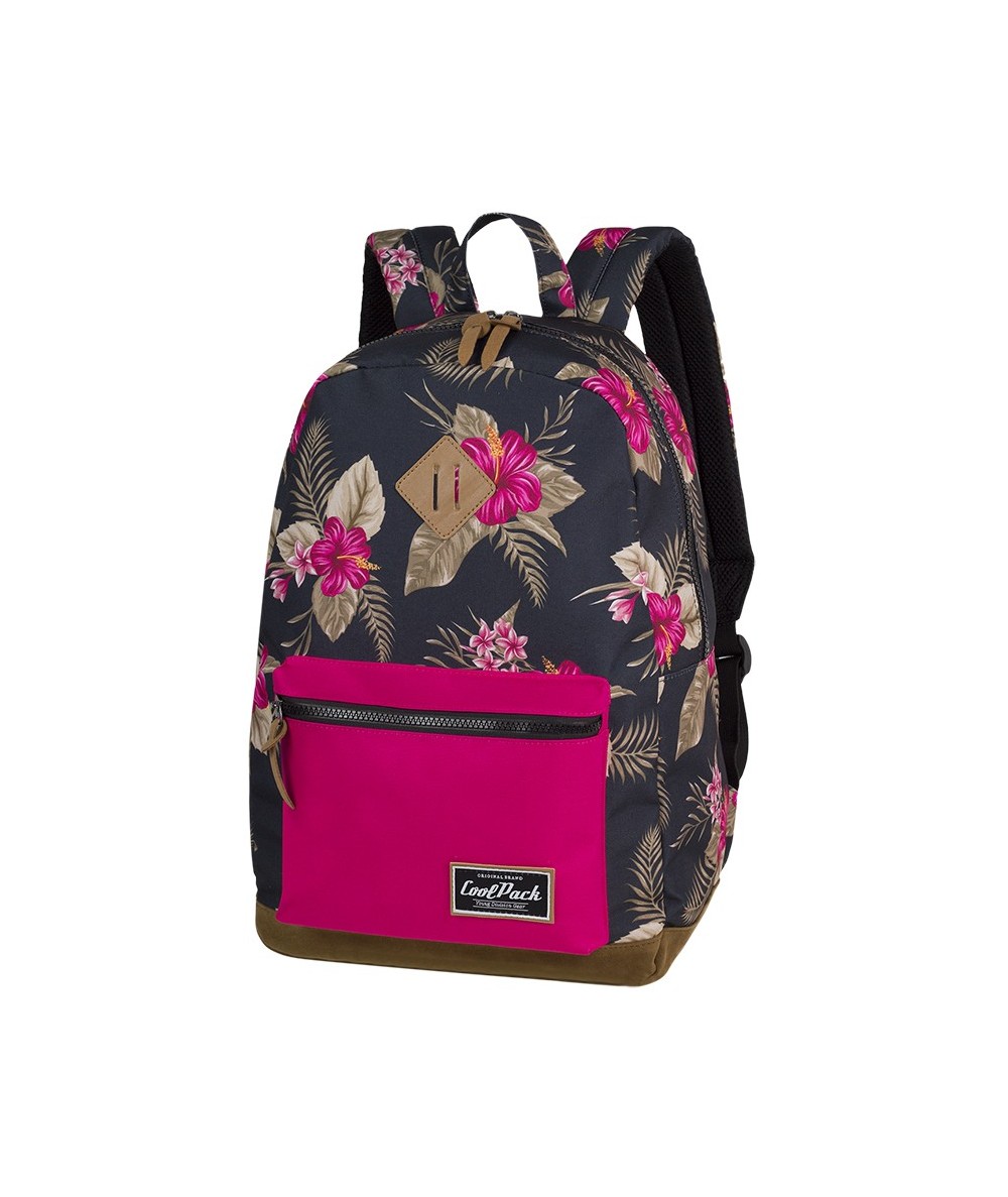 Plecak miejski CoolPack CP GRASP TROPICAL JUNGLE dżungla, plecak w kwiaty dla dziewczyny