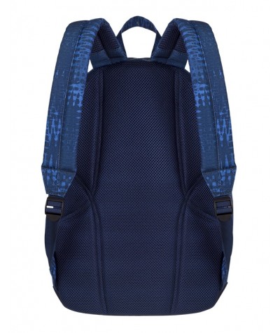 Plecak miejski CoolPack CP GRASP BLUE DRIZZLE niebieskie przetarcia, niebieski plecak w mazaje dla chłopaka i dziewczyny