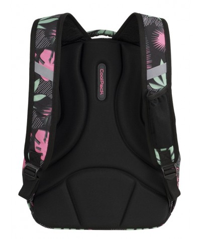 Plecak młodzieżowy CoolPack CP STRIKE POLYNESIAN FOREST liście A249 + GRATIS pompon. Modny plecak dla dziewczyny w podstawówce.