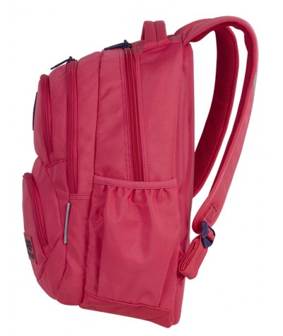 Plecak młodzieżowy CoolPack CP DART RASPBERRY/COBALT malinowy - A400, cudny, malinowy kolor plecaka dla dziewczyny do szkoły.