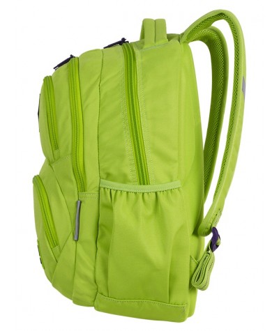 Plecak młodzieżowy CoolPack CP DART LEMON/VIOLET limonkowy - neonowy plecak dla modnej dziewczyny i chłopaka.