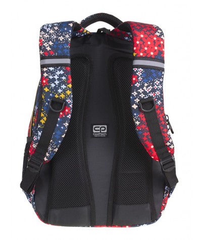 Plecak młodzieżowy CoolPack CP BASIC PLUS SUMMER MEADOW gwiezdna łąka - plecak szkolny w kwiaty dla nastolatki. 