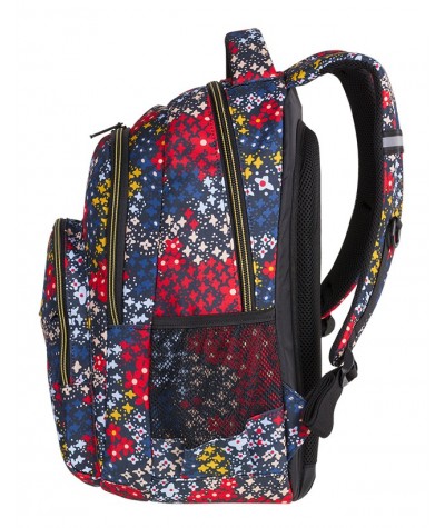 Plecak młodzieżowy CoolPack CP BASIC PLUS SUMMER MEADOW gwiezdna łąka - plecak szkolny w kwiaty dla nastolatki. 