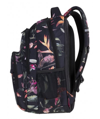 Plecak młodzieżowy CoolPack CP BASIC PLUS LILIES kwiaty - plecak w kwiaty dla wyjątkowej dziewczyny.