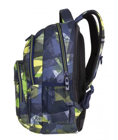 Plecak młodzieżowy CoolPack CP BASIC PLUS LIME ABSTRACT abstrakcja - plecak do szkoły w różne wzory dla dziewczyn i chłopaków