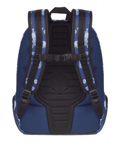 Plecak sportowy CoolPack CP IMPACT II CAMO MESH BLUE niebieskie moro siatka - plecak niebieskie moro, sportowy plecak