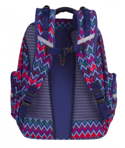 Plecak młodzieżowy CoolPack CP BRICK CHEVRON STRIPES zygzaki - modny plecak dla chłopaka, fajny plecak dla chłopaka