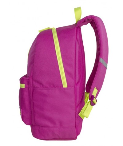 Plecak miejski CoolPack CP CROSS EVA NEON PINK różowy z neonem - A452 - modny różowy plecak, neonowy plecak, plecak na studia
