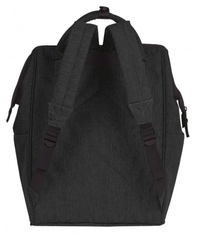 Plecak na laptop CoolPack CP TASK SNOW BLACK/SILVER czarny denim - A328 -  plecak na laptop, czarna torba na laptop