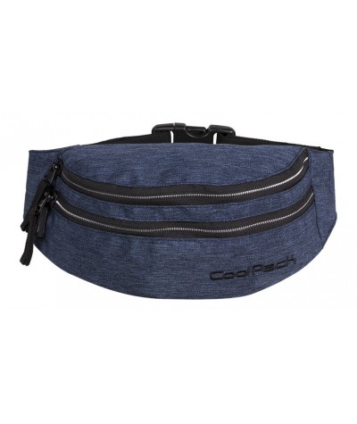 Saszetka nerka torba na pas CoolPack CP MADISON SNOW BLUE/SILVER - saszetka nerka dla młodzieży i dorosłych