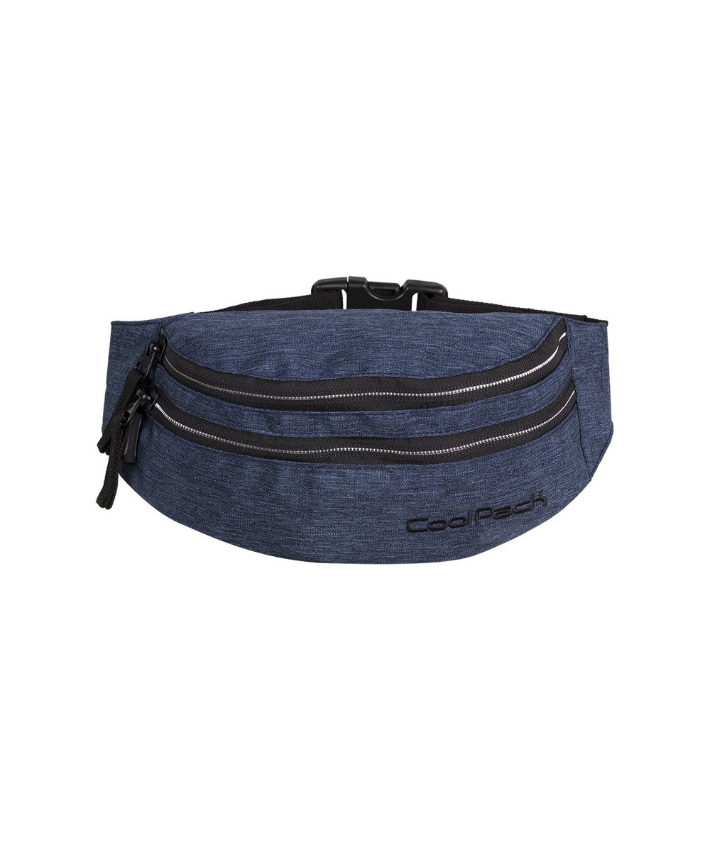 Saszetka nerka torba na pas CoolPack CP MADISON SNOW BLUE/SILVER - saszetka nerka dla młodzieży i dorosłych