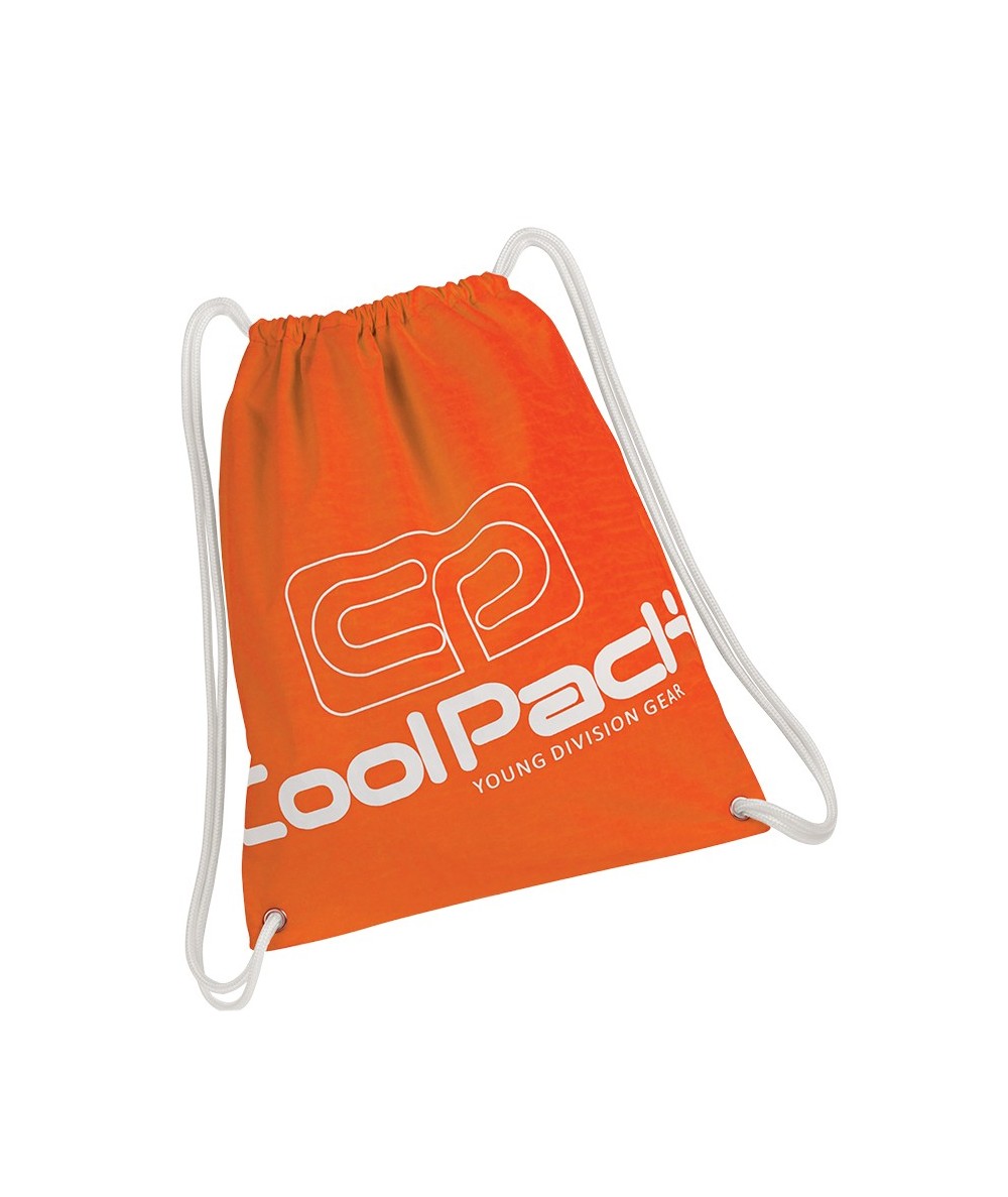 Worek na sznurkach / na buty CoolPack CP SPRINT ORANGE pomarańczowy - 887 - worek na wf, plecak na sznurkach