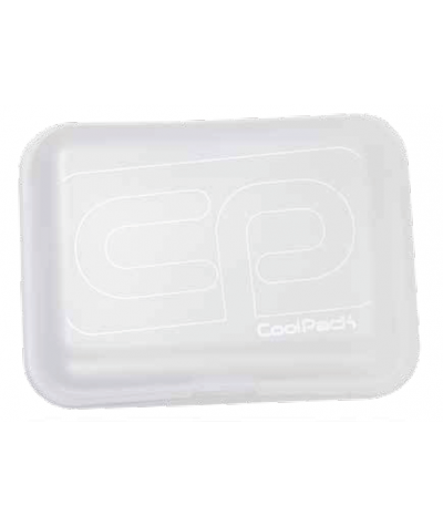 Śniadaniówka CoolPack CP FROZEN WHITE biała - śniadaniówka biała, biały lunchbox
