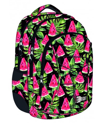 Plecak młodzieżowy WATERMELON arbuz BP32 plecak młodzieżowy arbuz, modny plecak w arbuzy dla dziewczyny