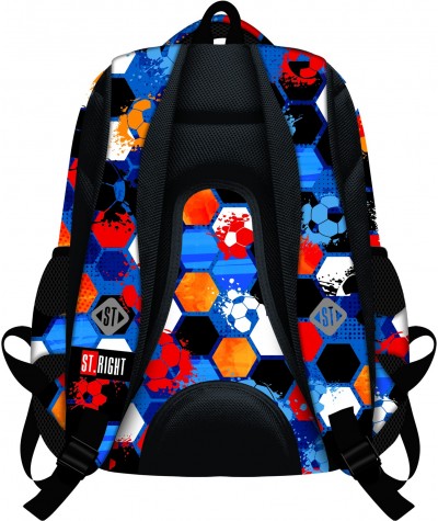 Plecak młodzieżowy ST.RIGHT FOOTBALL sport BP07 modny plecak dla chłopaka, fajny plecak dla chłopaka
