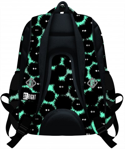 Plecak młodzieżowy ST.RIGHT MONSTERS potwory BP07 - modny plecak dla chłopaka, fajny plecak dla chłopaka