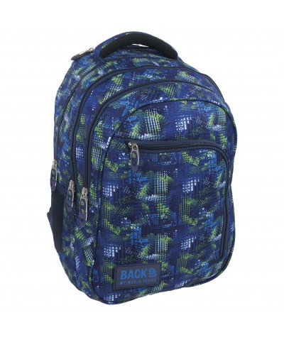 Plecak BackUP D 30 stemple do szkoły + GRATIS słuchawki - modny plecak dla chłopaka, fajny plecak dla chłopaka