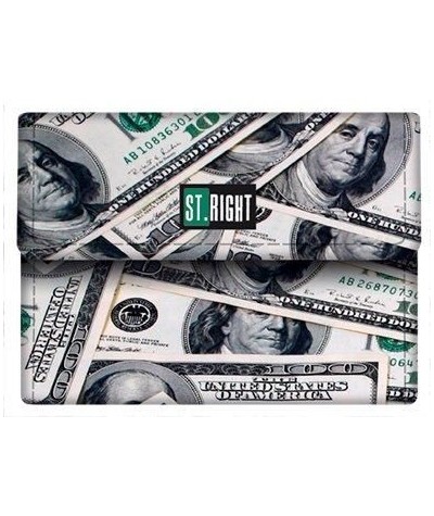 Portfel ST.RIGHT DOLLARS dolary NW2 w banknoty fullprint dla chłopca