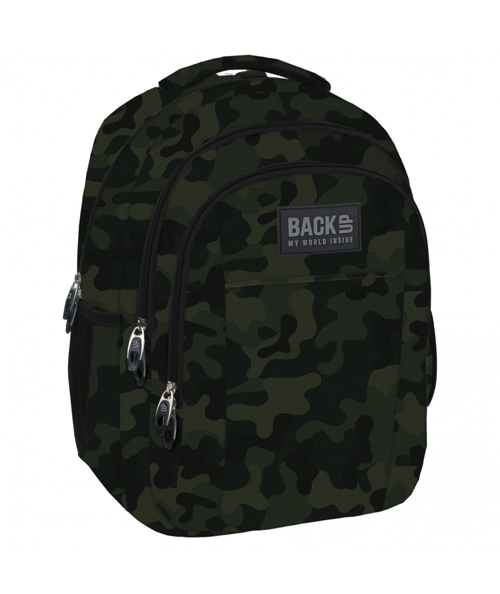 Plecak BackUP H 54 moro do szkoły - plecak moro dla chłopaka do szkoły, moro dla chłopca