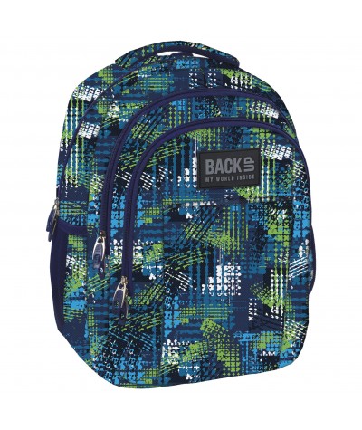 Plecak BackUP H 30 kolorowe ślady do szkoły