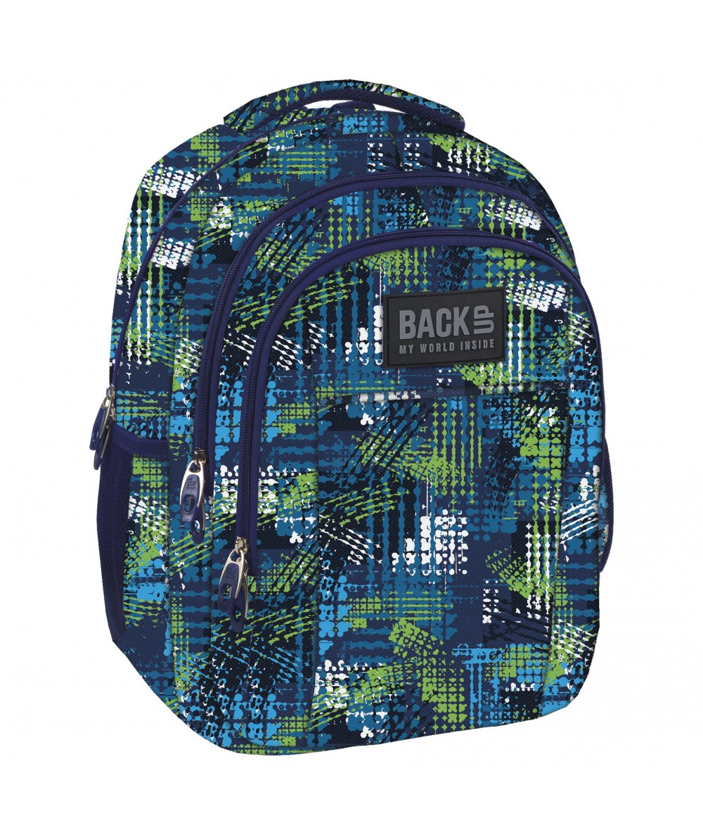Plecak BackUP H 30 kolorowe ślady do szkoły