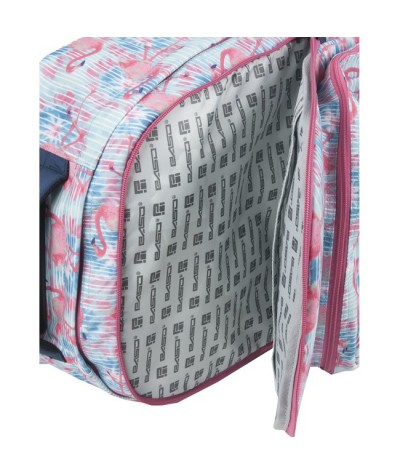Plecak na kółkach w kropki: szary dla dziewczyny do szkoły paso