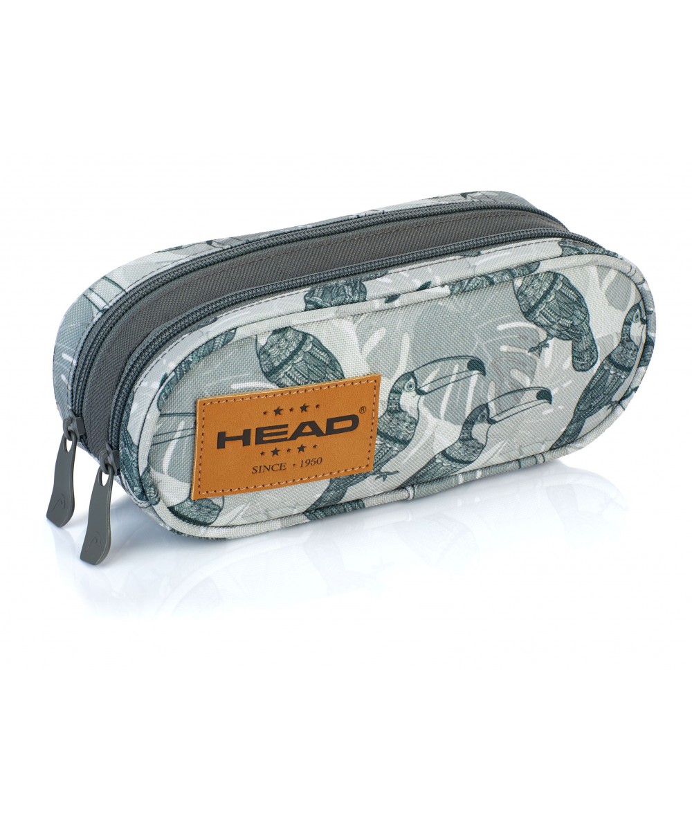 Piórnik szkolny / saszetka podwójna HEAD tukany HD-49 B