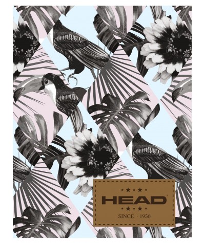 Zeszyt A5 HEAD 60 kartek w kratkę tropikalna iluzja HD-175
