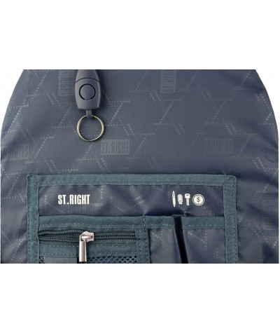 Plecak młodzieżowy ST.RIGHT 3ANGLE trójkąty BP01 modny plecak dla chłopaka, plecak do szkoły młodzieżowy