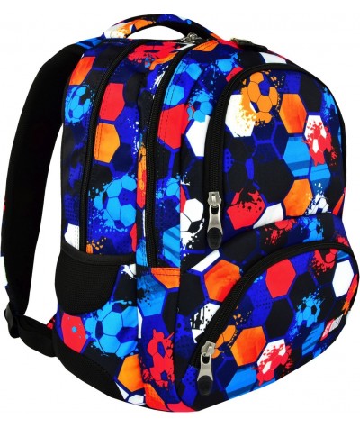 Plecak młodzieżowy ST.RIGHT FOOTBALL sport BP07 modny plecak dla chłopaka, fajny plecak dla chłopaka
