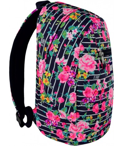 Plecak miejski, wycieczkowy ST.RIGHT LIGHT ROSES różyczki BP09 modny plecak dla dziewczyny, plecak różyczki