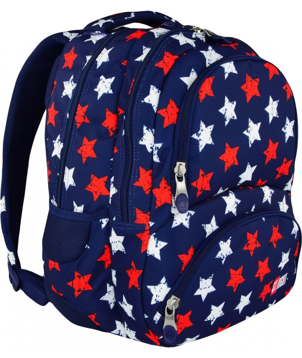Plecak młodzieżowy ST.RIGHT STARS gwiazdy BP07 modny plecak dla chłopaka, fajny plecak dla chłopaka