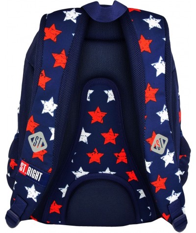 Plecak młodzieżowy ST.RIGHT STARS gwiazdy BP07 modny plecak dla chłopaka, fajny plecak dla chłopaka