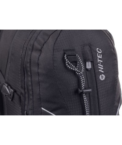 Plecak sportowy HI-TEC MANDOR 20 L RED/BLACK czarny męski na wycieczkę lub rower