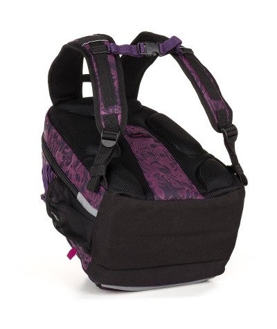 Plecak młodzieżowy Topgal - modny plecak dla dziewczyny, plecak dla dziewczynki, dziewczęcy plecak fioletowy orient YUMI 18034G 