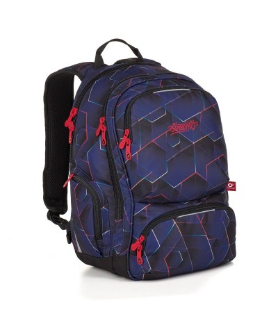 Plecak młodzieżowy Topgal dla chłopaków do szkoły, modny plecak chłopięcy, plecak dla ucznia, ROTH 18037B