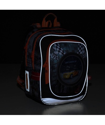 Plecak szkolny z samochodem, plecak samochód, plecak auto, Topgal samochód ENDY 18018 B dla chłopaków