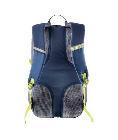 Plecak sportowy HI-TEC COLUMBO DRESS BLUES / STEEL GREY / LIME PUNCH 30 L granatowy turystyczny