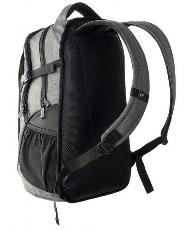 Plecak sportowy HI-TEC TOBBY 25L MAGNET MELANGE / BLACK szary melanż na laptopa