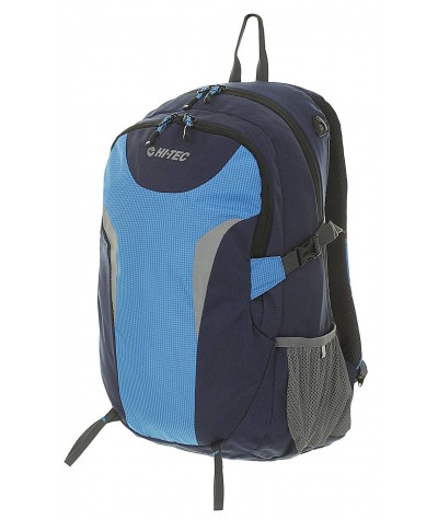 Plecak sportowy HI-TEC VESRO 25 litrów BLUE / NAVY / GREY niebieski młodzieżowy dla chłopaka
