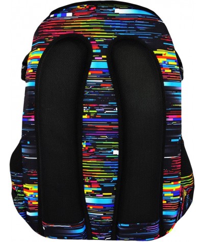 Plecak młodzieżowy ST.RIGHT BETA STRIPES kolorowe paski BP34 - modny plecak dla chłopaka, duży plecak do szkoły, solidny plecak 