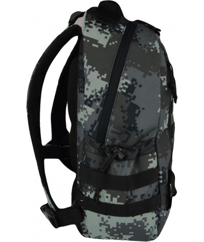 Plecak moro 25 l. MILITARY szare piksele ST.RIGHT - BP39 - plecak dla chłopaka, plecak dla chłopaka na wycieczkę