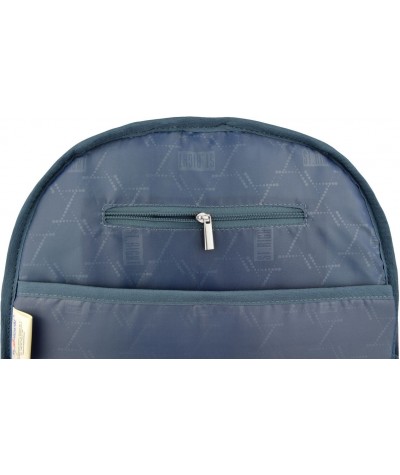 Plecak miejski ST.RIGHT ICE BLUE trójkąty abstrakcja BP33 na laptopa - plecak na basen dla chłopaka, plecak na wycieczkę