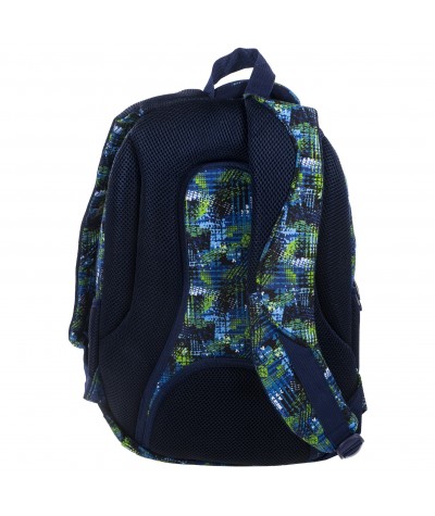 Plecak BackUP B 30 ślady opon do szkoły - SŁUCHAWKI GRATIS! modny plecak dla chłopaka, fajny plecak dla chłopaka