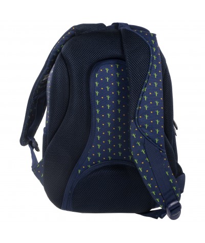 Plecak BackUP B 7 kaktusy do szkoły + GRATIS słuchawki - modny plecak dla młodzieży, plecak młodzieżowy, super plecak