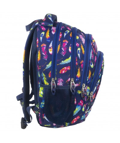 Plecak BackUP A 24 pióra do szkoły + GRATIS słuchawki - młodzieżowy plecak, modny plecak do szkoły